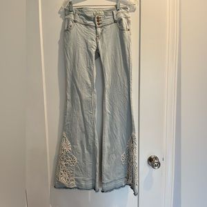 Staring at Stars Boho Festival Flare Jeans 26